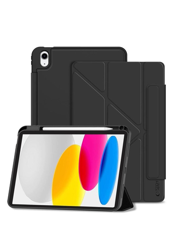 Tech-Protect SC Pen Origami Case for iPad 10.9" 2022 / 2025 - Black