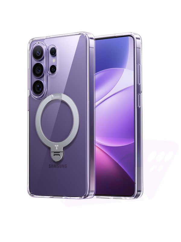 Torras Ostand Q3 Spin - clear - Samsung Galaxy S26 Ultra