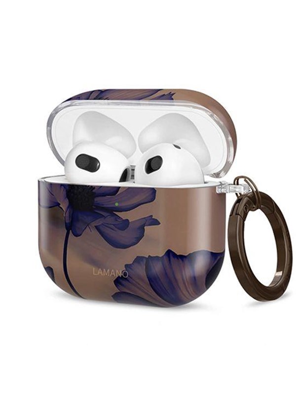 Tech-Protect  Lamano Case for AirPods 4 - Brown & Purple