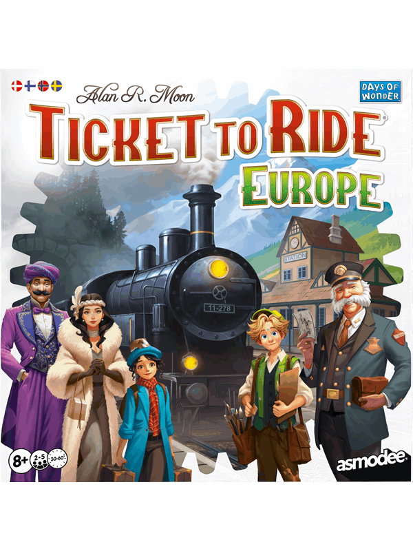 Ticket to Ride Europe Refresh (Nordic)