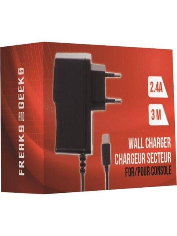 Freaks And Geeks Console Charger 3m - Laddare - Nintendo Switch