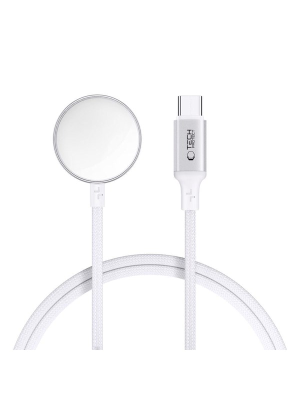 Tech-Protect  UltraBoost USB-C Inductive Charger for Apple Watch 1m - White