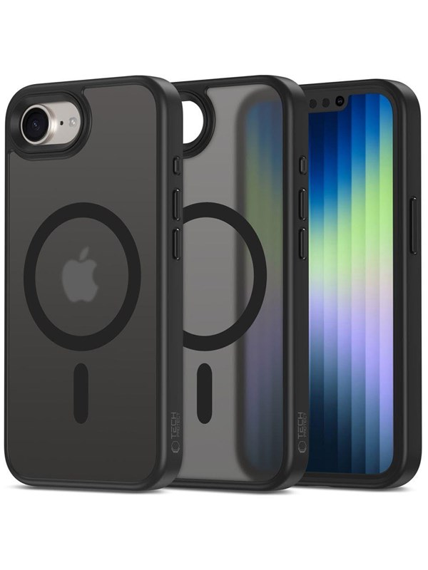 Produktfoto för Tech-Protect iPhone 16e Mobilskal Magsafe Magmat - Matt Svart