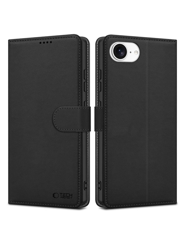 Produktfoto för Tech-Protect iPhone 16e Plånboksfodral - Svart