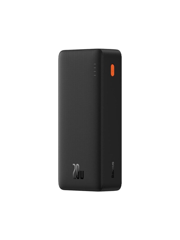 Baseus Airpow Fast Charge 20W with USB-C - USB-C 30cm Cable PowerBank - Svart - 30000 mAh