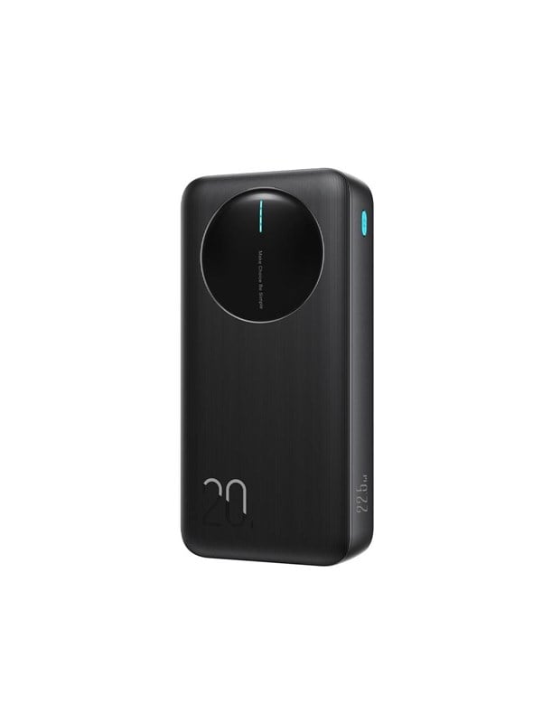 Joyroom JR-PBF14 Pro 22.5W with Digital Display 2x USB-A 1x USB-C PowerBank - Svart - 20000 mAh