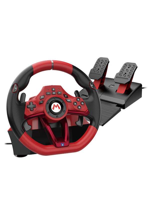 HORI Mario Kart Racing Wheel Pro Deluxe for Switch 2 - Wired Wheel - Nintendo Switch 2