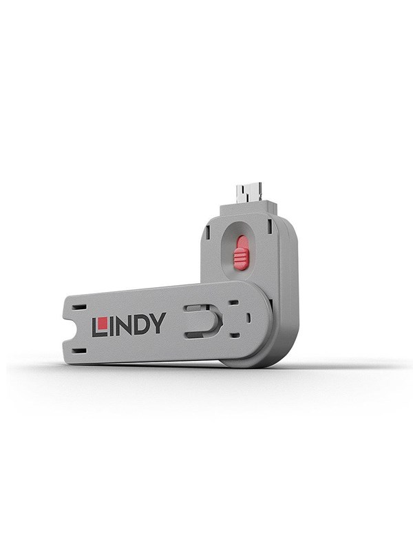 Lindy USB A Port Blocker Key Pink for No. 40450 and 40460