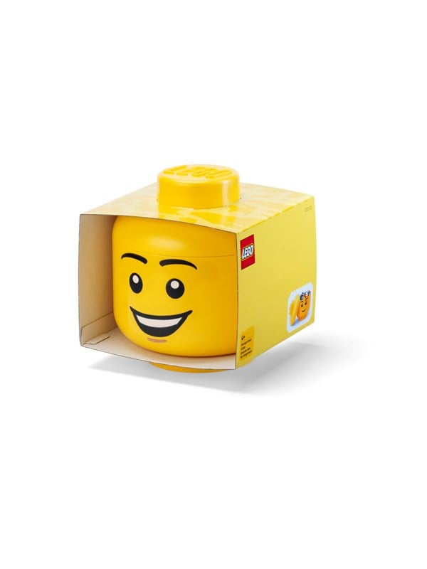 LEGO STORAGE HEAD (LARGE) - HAPPY BOY