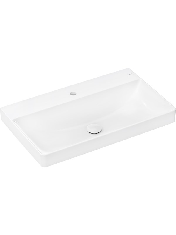 Hansgrohe xelu q wash basin 800/480 with tap hole without ov