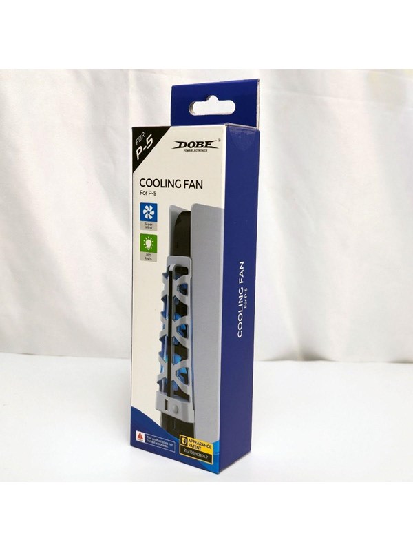 Dobe Cooling fan for PS5 regular White - Wired Tillbehör till spelkonsol - Sony PlayStation 5