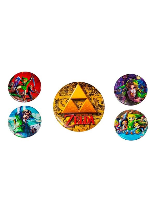 Nintendo - Legend of Zelda Pin Badge 5-Pack