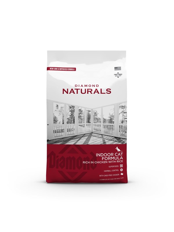 Diamond naturals Indoor Cat Chicken with Rice 7.5kg