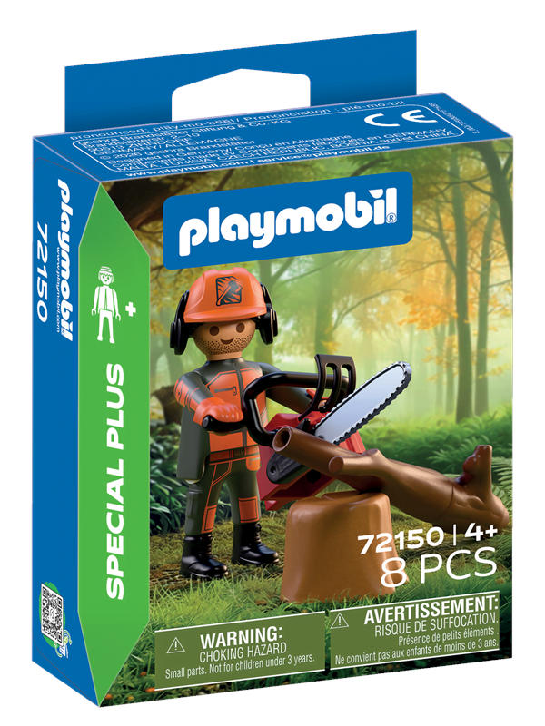 Playmobil - Forest Worker with Chainsaw