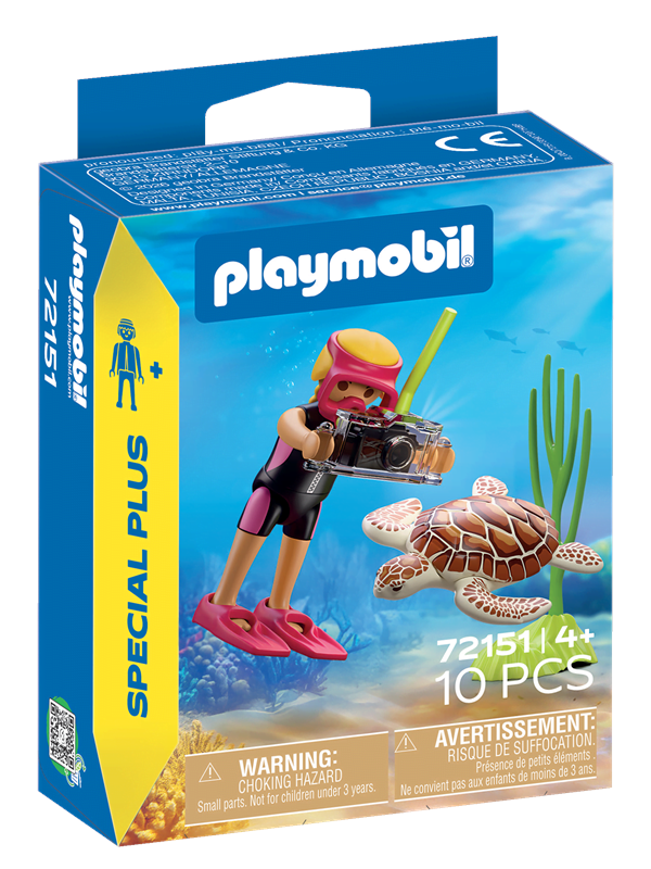 Playmobil - Female Diver with Turtle
