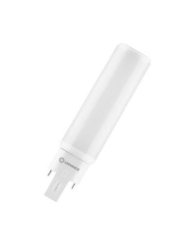 Osram LED-glödlampa DULUX D/E 660lm 6W/840 (13W) HF+230V G24q-1