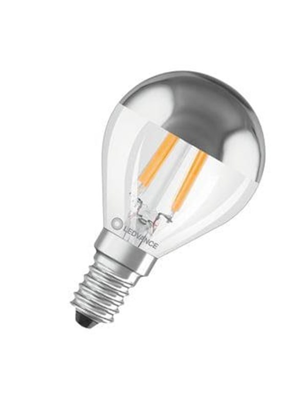Osram LED-glödlampa mini-ball mirror filament 350lm 4W/827 (31W) E14