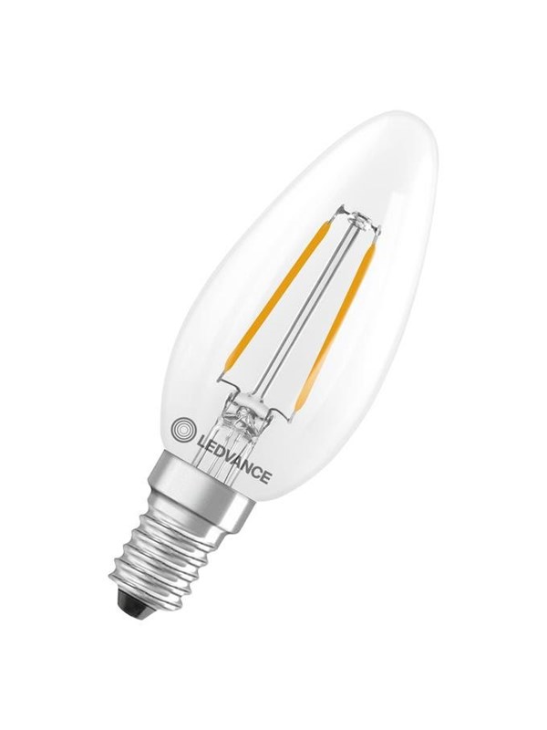Osram LED-glödlampa candle filament 250lm 1.8W/827 (25W) E14