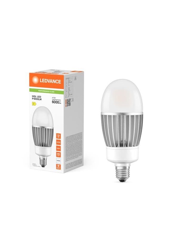 Osram LED-glödlampa HQL 6000lm 41W/840 (125W) EM+230V E27