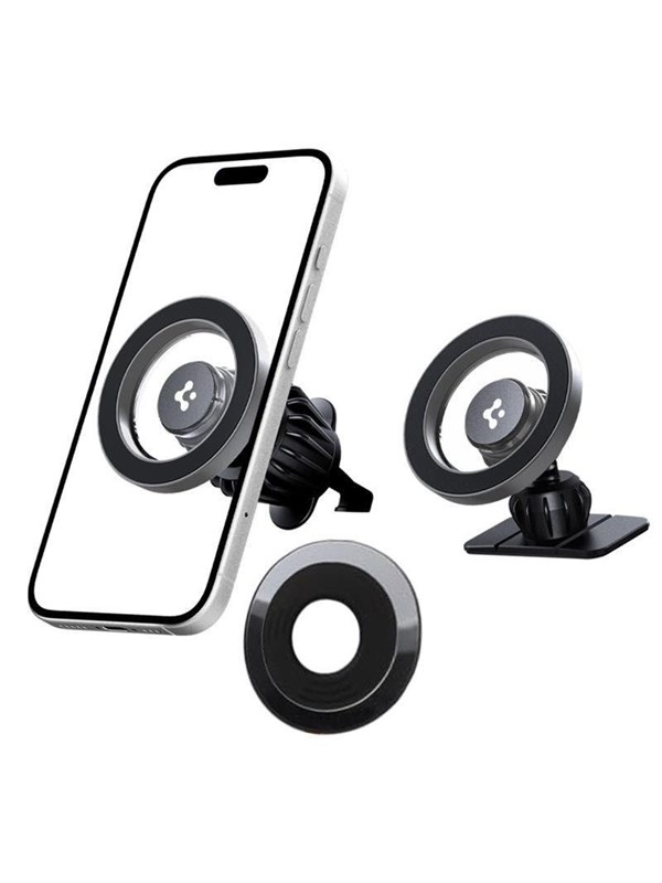 Spigen MFT13 MagSafe Car Holder for Cockpit or Air Vent - Silver