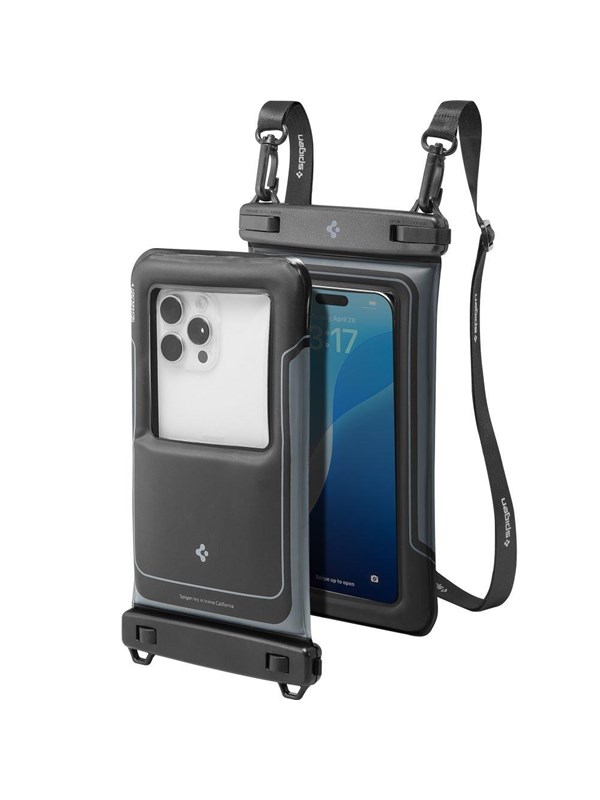 Spigen A611P 2-pack waterproof case - matte black