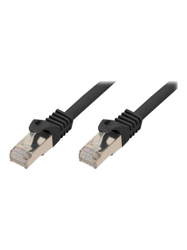 shiverpeaks BASIC-S patch cable - 10 m - black - Svart - 10m