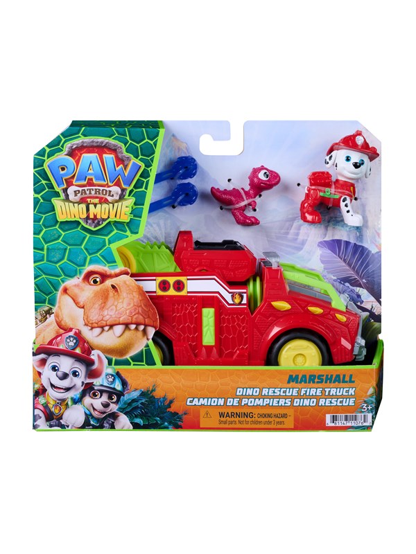 Paw Patrol Movie 3 Dino Theme Vehicle Marshall