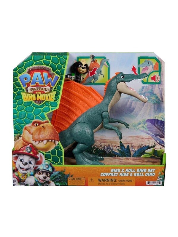Paw Patrol Movie 3 Rise &amp; Roll Dino Set