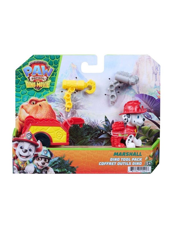 Paw Patrol Movie 3 Dino Tool Pack Marshall