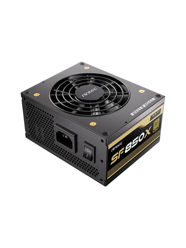 Antec SF850X - power supply - 850 Watt Strömförsörjning - 850 Watt - 92 mm - ATX - 80 Plus Gold certificate