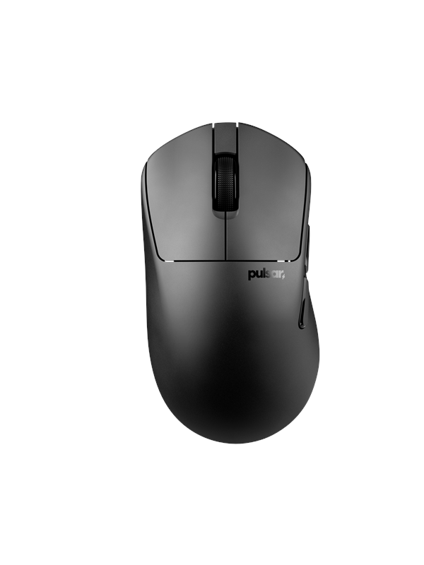 Pulsar X3 LHD CrazyLight Medium (Jet Black) - Gamingmus - Optic - 5 knappar - Svart