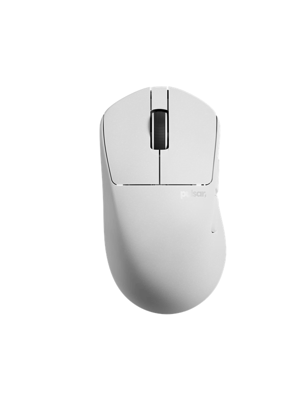 Pulsar X3 LHD CrazyLight Medium (Uyuni White) - Gamingmus - Optic - 5 knappar - Vit