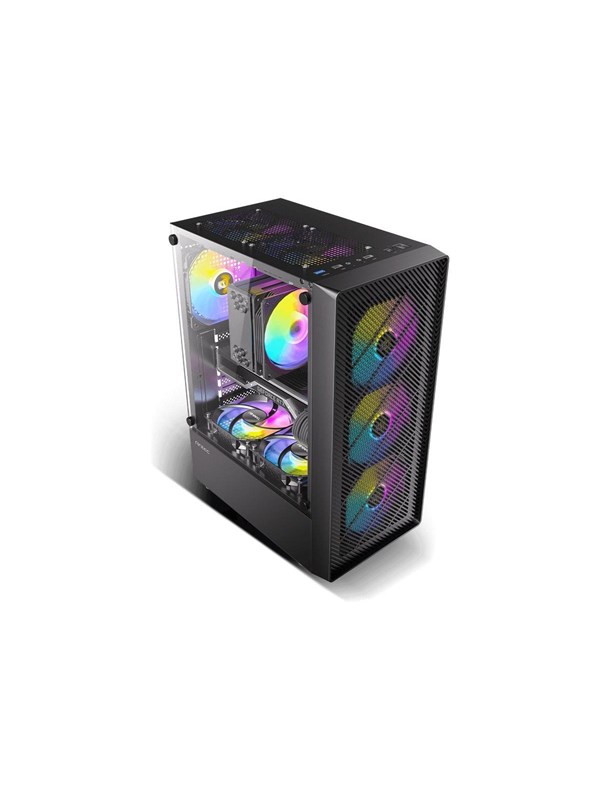 Antec AX26 RGB ELITE - mid tower - ATX - Chassi - Tower - Svart