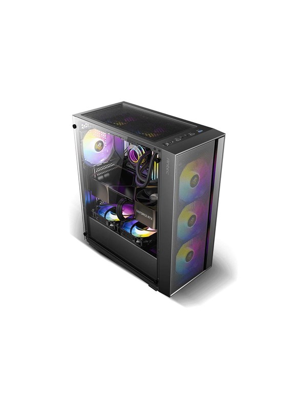 Antec AX65 ARGB - mid tower - ATX - Chassi - Tower - Svart