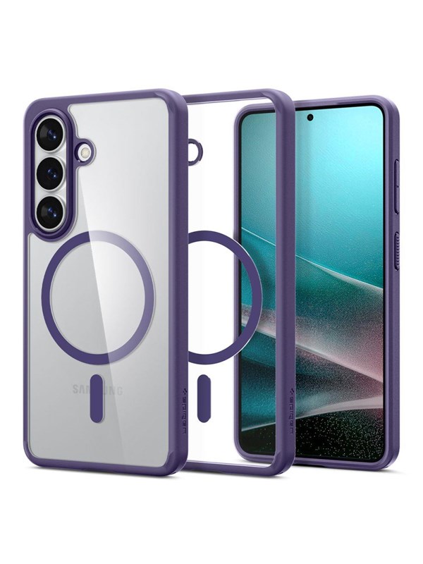 Spigen Ultra Hybrid Mag MagSafe Case for Samsung Galaxy S26 - Clear Purple