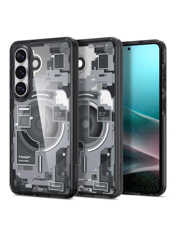 Spigen Ultra Hybrid Mag MagSafe Case for Samsung Galaxy S26 Zero One - Clear Black