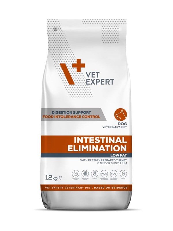 VetExpert Veterinary Diet Intestinal Elimination Low fat Dog - dry dog food - 12kg
