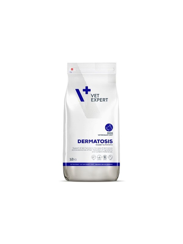 VetExpert Veterinary Diet Dermatosis Dog Rabbit &amp; Potato - dry dog food - 12kg