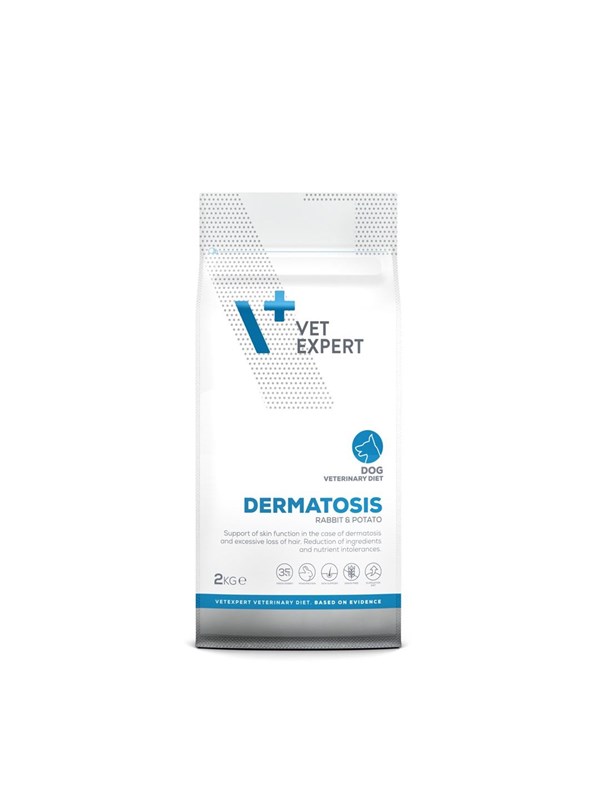 VetExpert Veterinary Diet Dermatosis Dog Rabbit & Potato - dry dog food - 2kg
