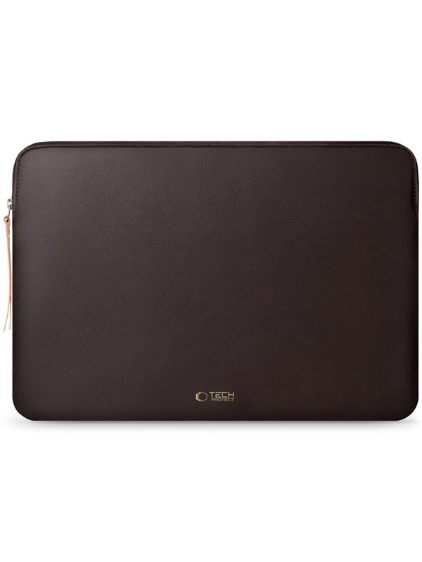 Tech-Protect Fleece Laptop Bag 13-14" - Brown