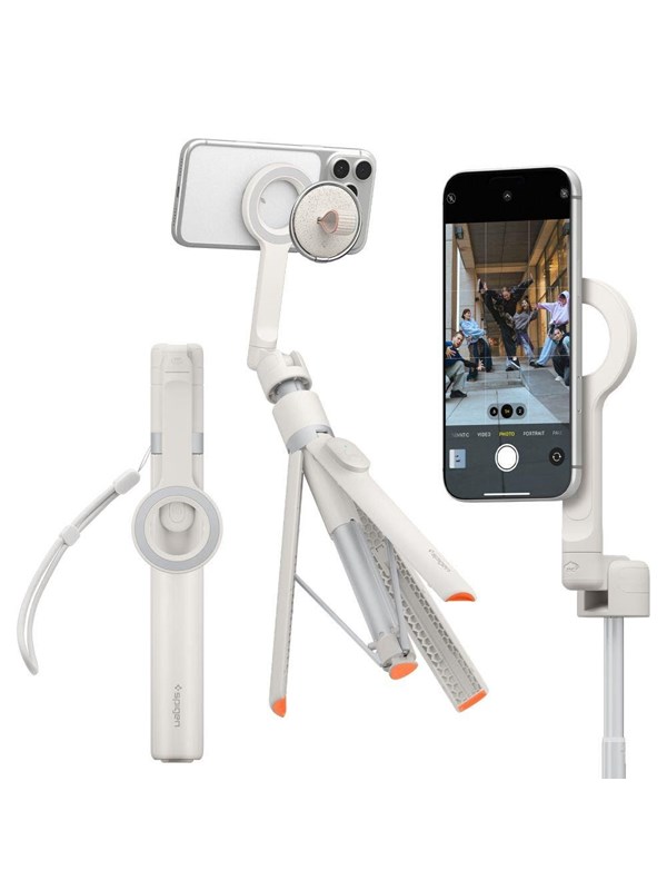 Spigen S582W Bluetooth Selfie Stick - Beige