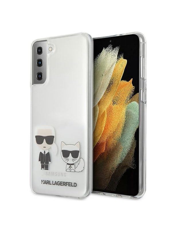 Karl Lagerfeld Karl&amp;Choupette Case for Samsung Galaxy S21+ - Transparent
