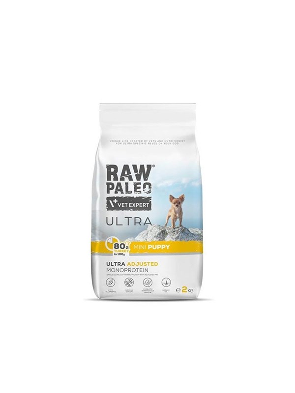 VetExpert Ultra Mini Puppy Turkey - dry food for puppies - 2 kg