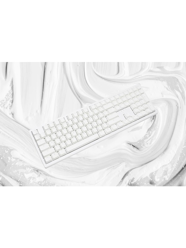 Ducky Zero - White - Fullsize - Cherry MX2A Red - RGB - Wireless (Tri-mode)