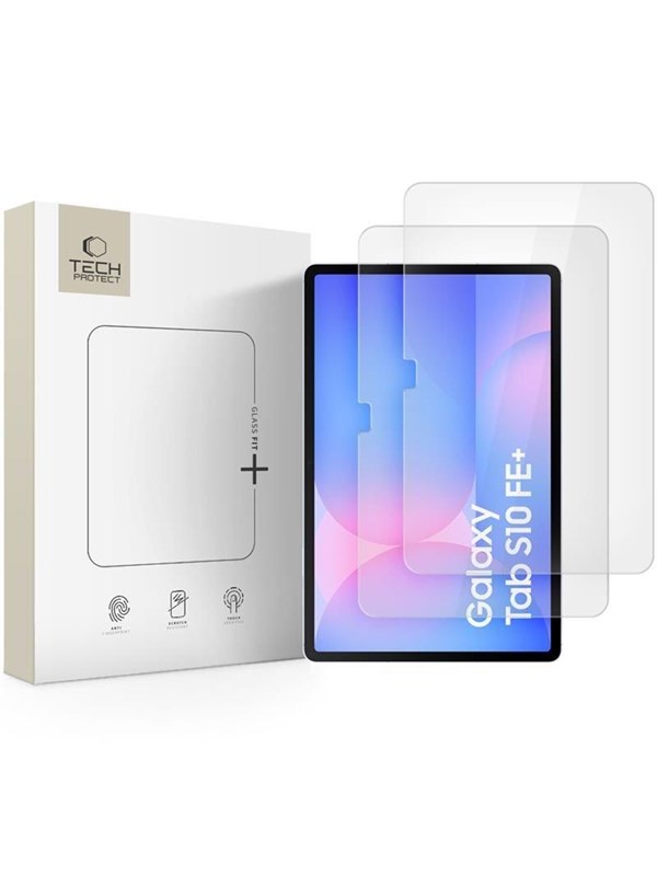Produktfoto för [2-Pack] Galaxy Tab S10 FE Plus Härdat Glas Skärmskydd