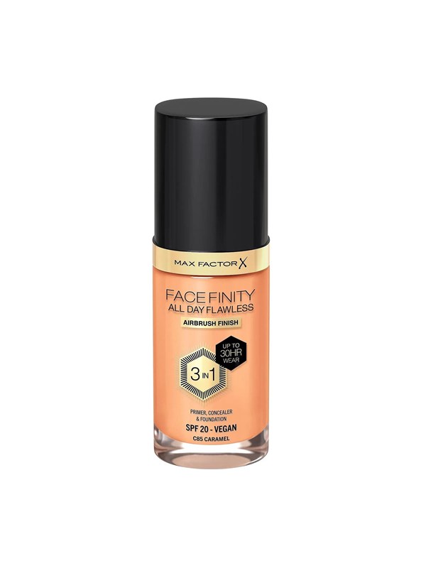 Max Factor All Day Flawless 3in1 Foundation 30.- 85 Caramel