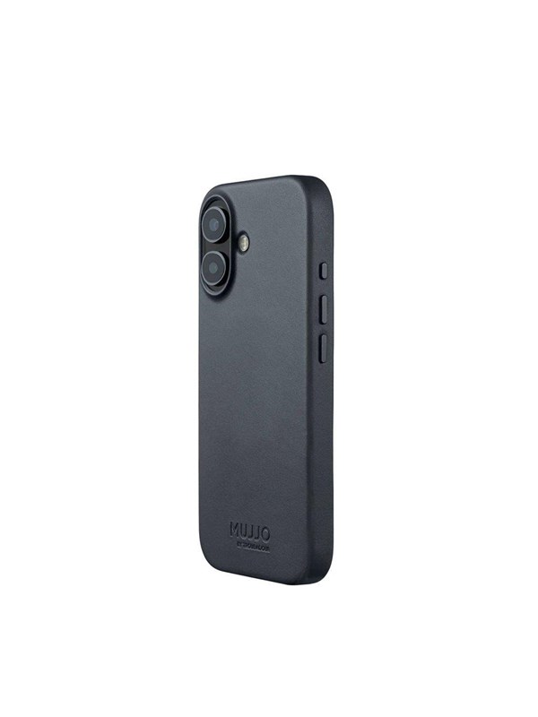 Mujjo Full Leather Case for iPhone 17 - Basalt