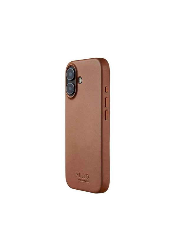Mujjo Full Leather Case for iPhone 17 - Tan