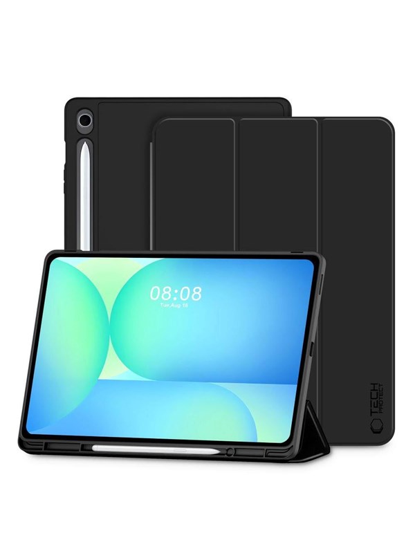 Produktfoto för Tech-Protect Galaxy Tab S10 FE Plus Fodral SC Pen - Svart