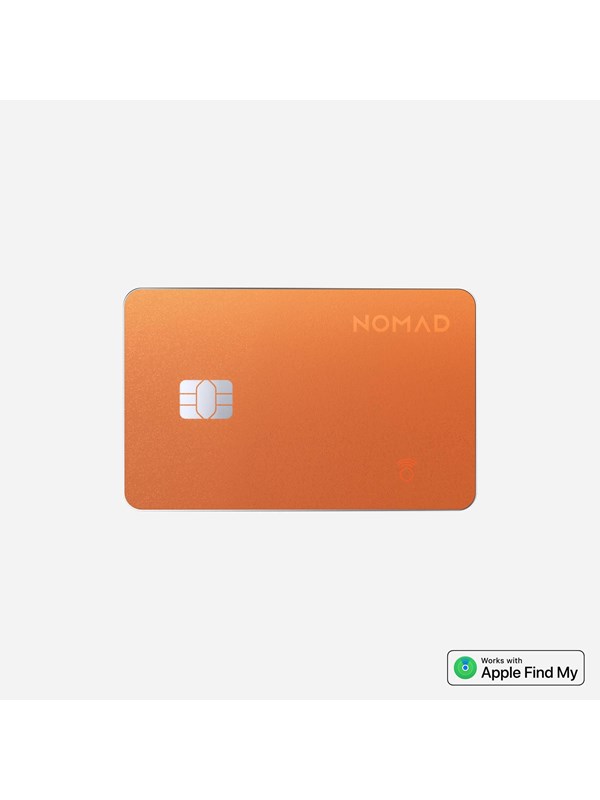 Nomad Tracking Card Pro - Find My | Stellar Orange Limited Edition